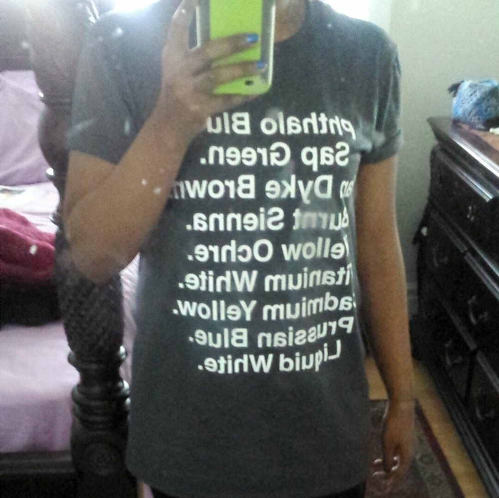 SOLD Charcoal Bob Ross T-Shirt